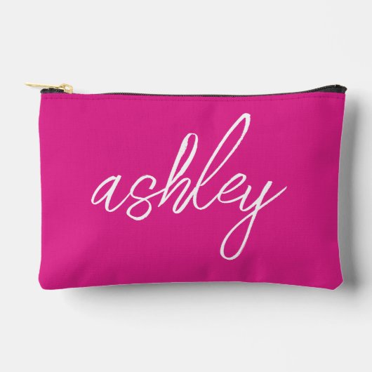 Monogram Hot Roze Cosmetische/Accessoire Make-up B Etui (Voorkant)