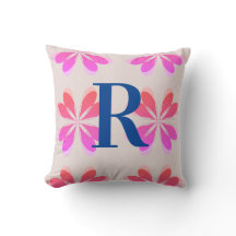 Monogram Hot-Roze Oranje Retroflower