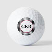 Monogram, Houndstooth motief, Waarde 3 verp. Golfballen (Voorkant)
