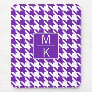 Monogram Houndstooth Paarse GL Splitter Muismat