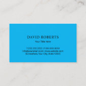 Monogram House Logo Real Estate Realtor Visitekaartje (Achterkant)