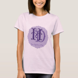  monogram - Housewarming Couples Gift T-shirt