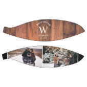 Monogram Hout Foto Collage Basketball Basketbal (Panelen)