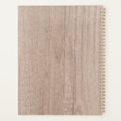 Monogram houten plank Kijk Oude Manuscript Sjabloo Planner (Achterkant)