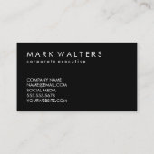 Monogram Houtstructuur Visitekaartje (Achterkant)