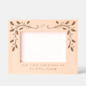 Monogram Hulst Frame Eerste Kerstmis als Meneer & Gegraveerde Lijstjes (Voorkant)