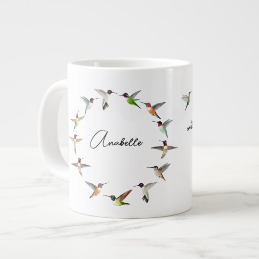 Monogram Hummingbird Grote Koffiekop (Links)