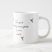 Monogram Hummingbird Grote Koffiekop (Rechts)