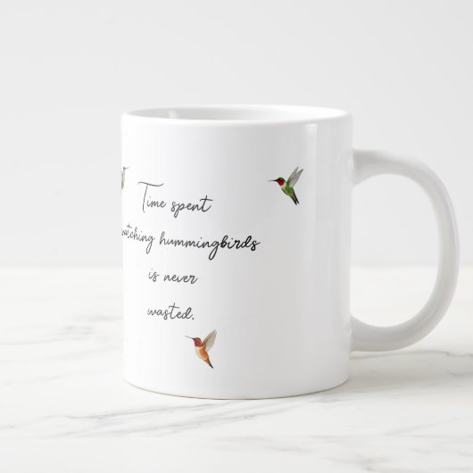 Monogram Hummingbird Grote Koffiekop (Rechts)