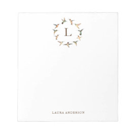 Monogram Hummingbird Post-it Notes Notitieblok