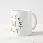 Monogram Hummingvogels Grote Koffiekop (Voorkant rechts)