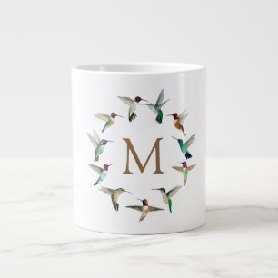 Monogram Hummingvogels Grote Koffiekop