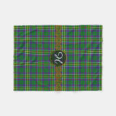 Monogram Hunter Tartan Fleece Deken (Voorkant (Horizontaal))