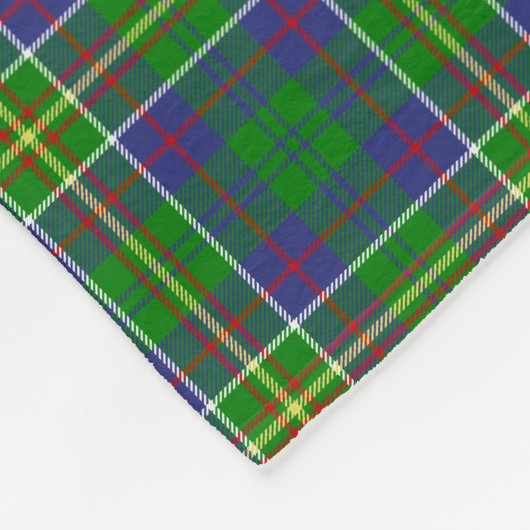 Monogram Hunter Tartan Fleece Deken (Hoek)