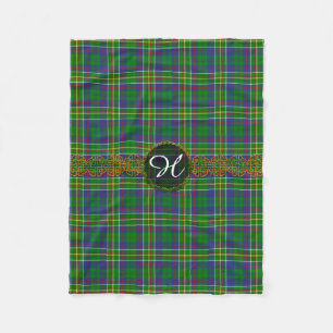 Monogram Hunter Tartan Fleece Deken
