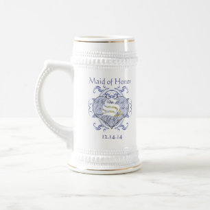 Monogram Huwelijksgelofte Hart Bierpul