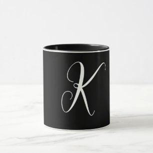 Monogram Huwelijksgeschenk Feest Favoriet Zwart Wi Mok