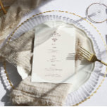 monogram | Huwelijksmenu Menu<br><div class="desc">Mooie menukaarten om je tafelinstellingen te complimenteren op je bruiloft of volgende etentje. monogram bruiloft collectie. Kan worden aangepast aan elke kleurencombinatie. Minder kan meer zijn. Dit is de inspiratiebron van dit moderne, minimalistische collectie. Met trendy lettertypen en lay-outs in een minimale moderne stijl. Begrijp het niet verdraaid... minimaal betekent...</div>