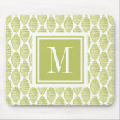 Monogram | Hygge Flowers Patroon Muismat (Voorkant)