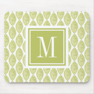 Monogram   Hygge Flowers Patroon Muismat