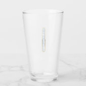 Monogram I - 16 oz glas (Achterkant)