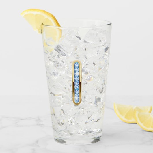 Monogram I - 16 oz glas (Voorkant ijs)
