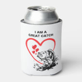 Monogram I BEN EEN GROTE VANGSTliefde Gevist Blikjeskoeler (Blikje Voorkant)