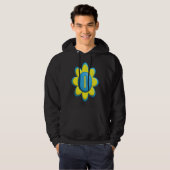 Monogram I  Colorful Flower Hoodie (Voorkant volledig)