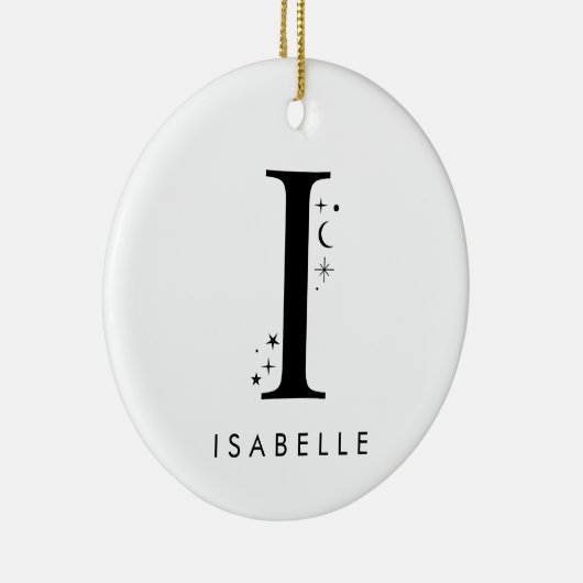 Monogram I hemelse naam Keramisch Ornament (Rechts)