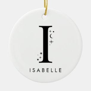 Monogram I hemelse naam Keramisch Ornament