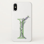 Monogram I lavendel Eucalyptus Case-Mate iPhone Case (Achterkant)