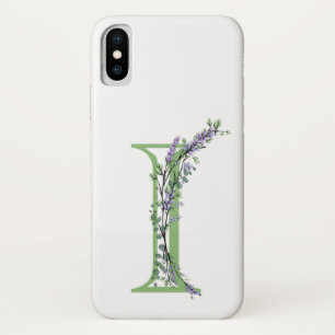 Monogram I lavendel Eucalyptus Case-Mate iPhone Case