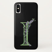 Monogram I lavendel Eucalyptus Case-Mate iPhone Case (Achterkant)