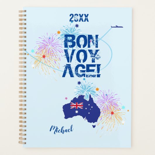 Monogram "I LOVE AUSTRALIA" Bon Voyage Travel Planner (Voorkant)