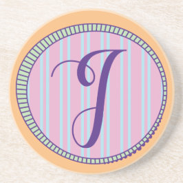 Monogram I Sandstone Onderzetter