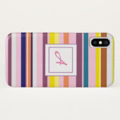 Monogram iApple iPhone X, nauwelijks daar Case-Mate iPhone Case (Achterkant (horizontaal))