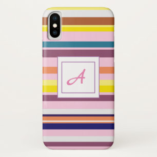 Monogram iApple iPhone X, nauwelijks daar Case-Mate iPhone Case