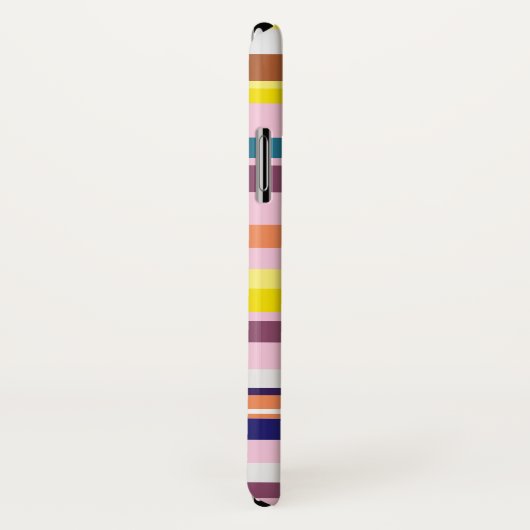 Monogram iApple iPhone X, nauwelijks daar Case-Mate iPhone Case (Achterkant / rechts)