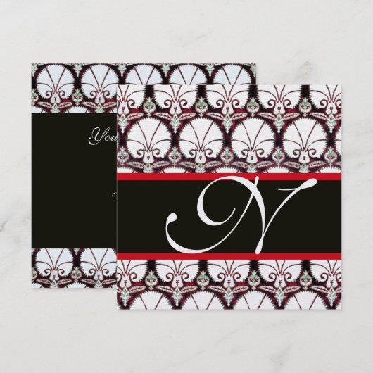 MONOGRAM Ice Kaart (Voorkant / Achterkant)