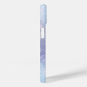 Monogram Icicles Snowflakes Blue Paars Trendy Case-Mate iPhone Case (Achterkant / Rechts)