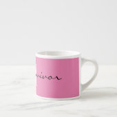 Monogram, ik ben een overlevende, 6oz Roze Special Espresso Kop (Rechts)