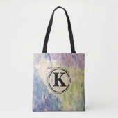 Monogram Impressionisme Abstracte Canvas tas voor  (Voorkant)