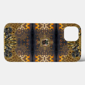 Monogram in barokstijl van Morjianae Case-Mate iPhone Case (Achterkant (horizontaal))