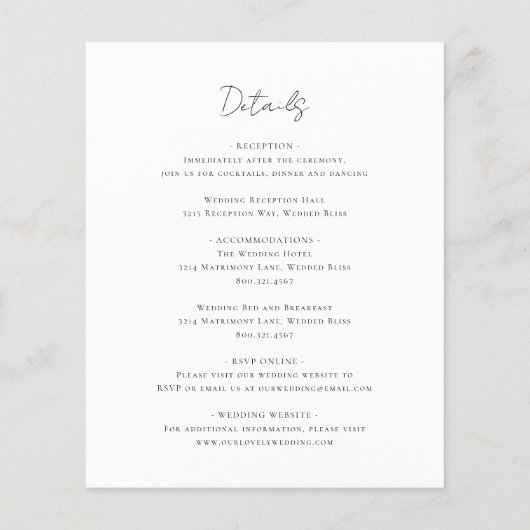 Monogram in één uitnodiging tot weddenschap (Achterkant)