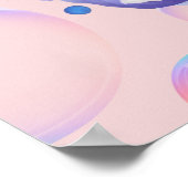 Monogram In Een Wereld Van Haaien, Wees Een Dolfij Poster (Hoek)