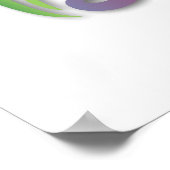 Monogram in Floral Design Poster (Hoek)