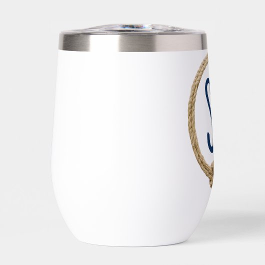 Monogram in geknoopte touw Lijst (Voorkant)