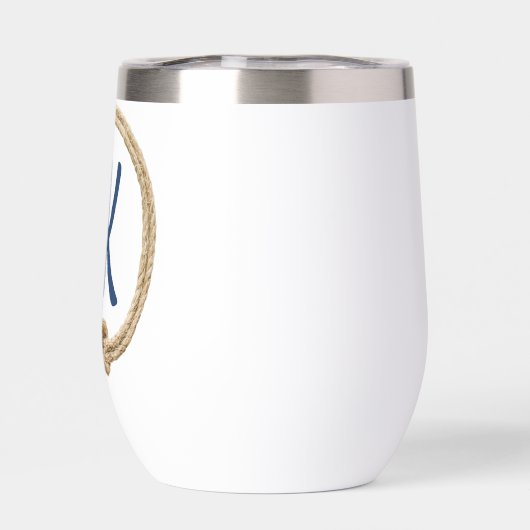 Monogram in geknoopte touw Lijst (Achterkant)