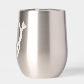 Monogram in wit touw Lijst (Achterkant)