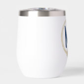 Monogram in wit touw Lijst (Voorkant)